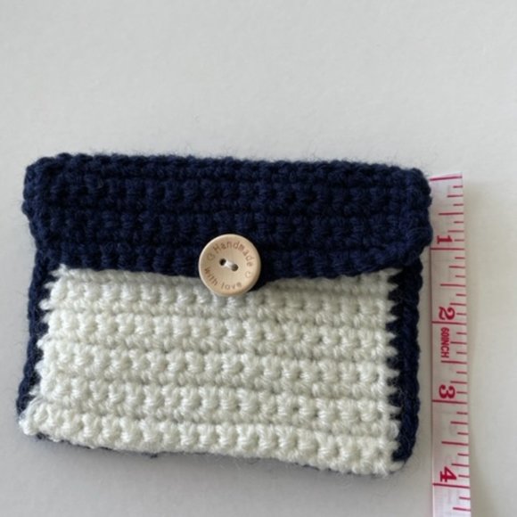 Handmade Crochet Easy Coin Purse/Wallet - Picture 2 of 7